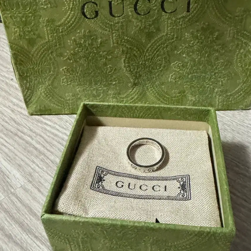 [BUNJANG] Gucci Ghost Ring 3mm Size 16 / 구찌 고스트링 3mm 16호