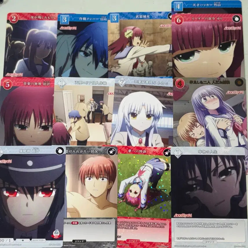 [BUNJANG] Angel Beats Classic Bishoujo Card Goods Bundle Set / 엔젤비트 고전 미소녀 카드 굿즈