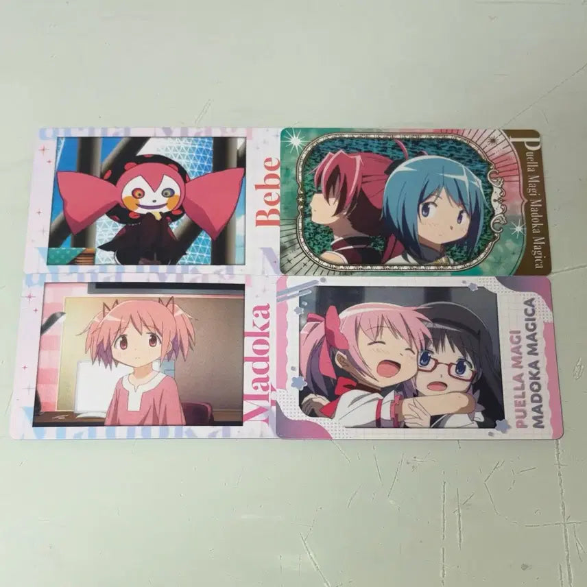 [BUNJANG] Puella Magi Madoka Magica Homura Sayaka Kyoko Snapmiad Card Bundle Set / 마법소녀마도카마기카 카드 마마마 호무라 사야카 쿄코 고전 미소녀