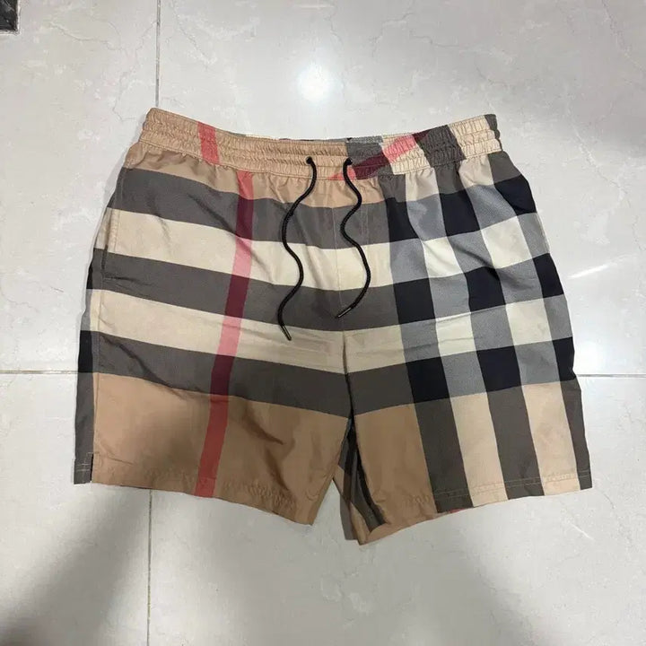 [BUNJANG] Burberry Check Swim Shorts (L) / [당일출고,L사이즈] 버버리 체크 스윔팬츠 반바지