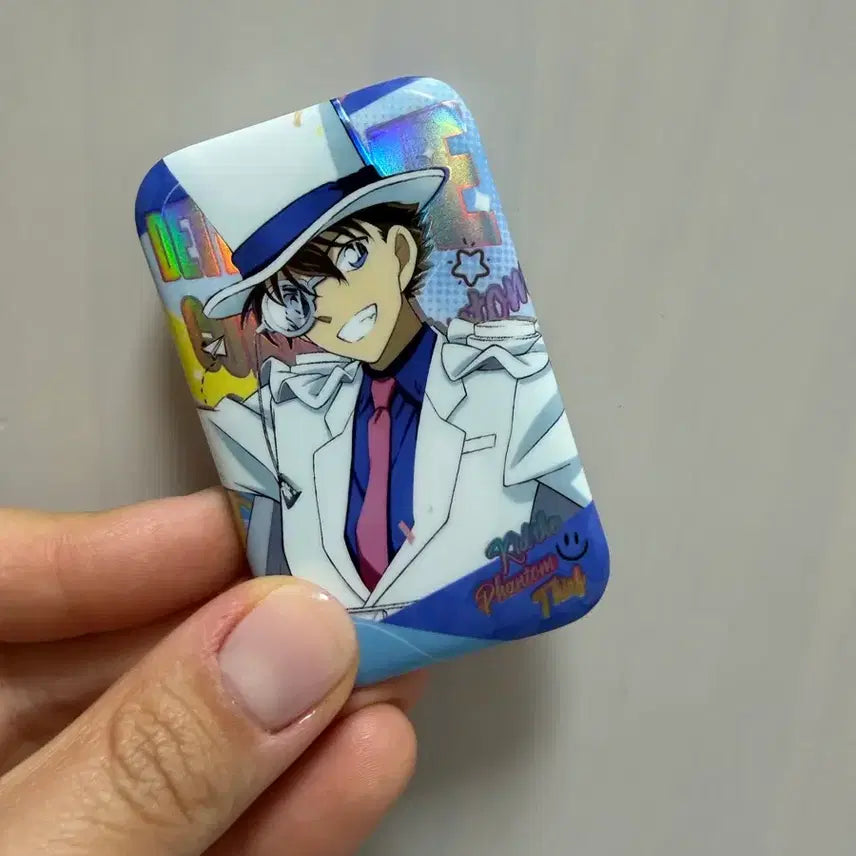 [BUNJANG] Phantom Thief Kid Hologram Badge / 괴도키드 홀로그램 뱃지