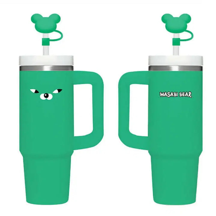 [BUNJANG] Wasabi Bear Collaboration 890ml Large Capacity Tumbler / 와사비베어 890ml 대용량텀블러