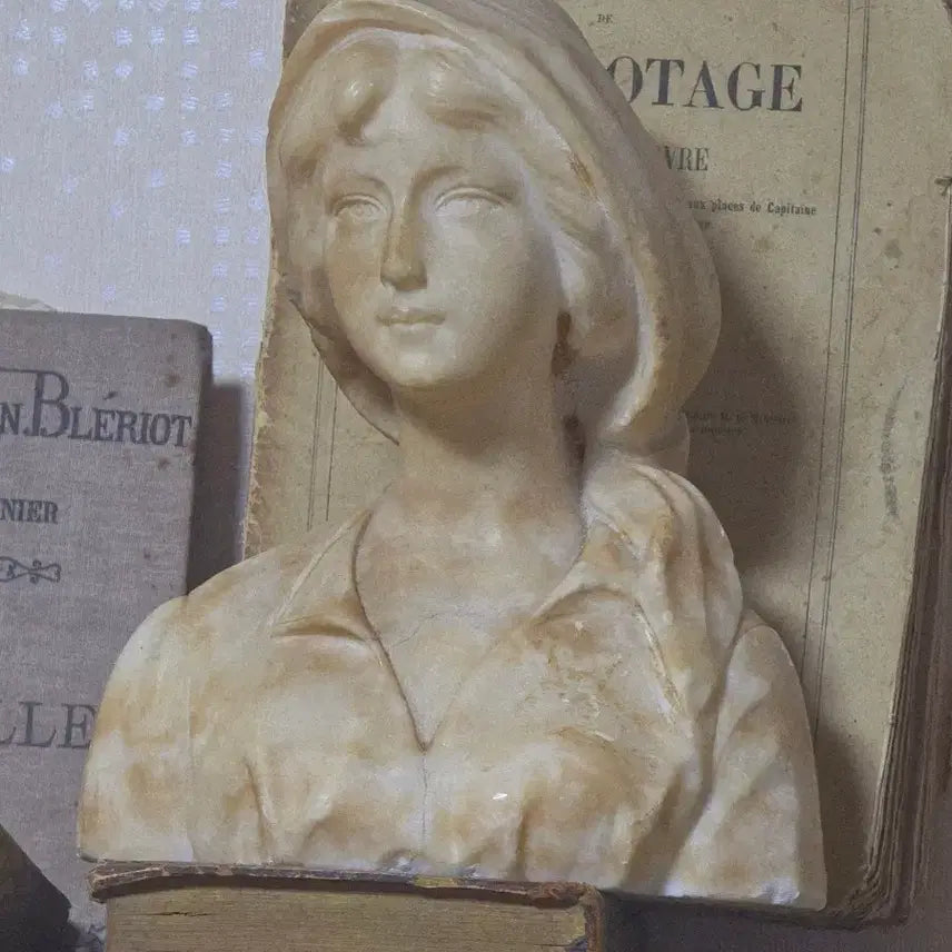 [BUNJANG] Alabaster Bust Statue (Woman) / 알라바스타 스테츄 (여인 흉상)