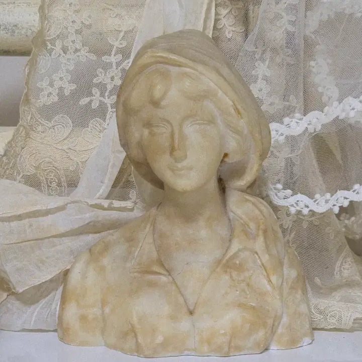 [BUNJANG] Alabaster Bust Statue (Woman) / 알라바스타 스테츄 (여인 흉상)