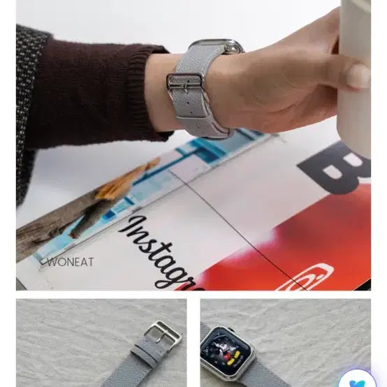 [BUNJANG] Apple Watch SE 2nd Gen (2023) with Multiple Straps, Stand, and Cases / 꿀매물s급 애플워치se2(스트랩다수+거치대+케이스2개)