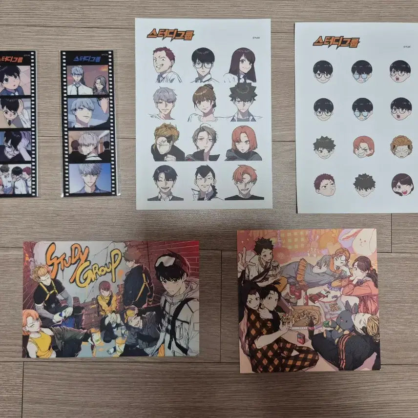[BUNJANG] Study Group Bundle Set Merchandise / 스터디그룹 굿즈 일괄 웹툰