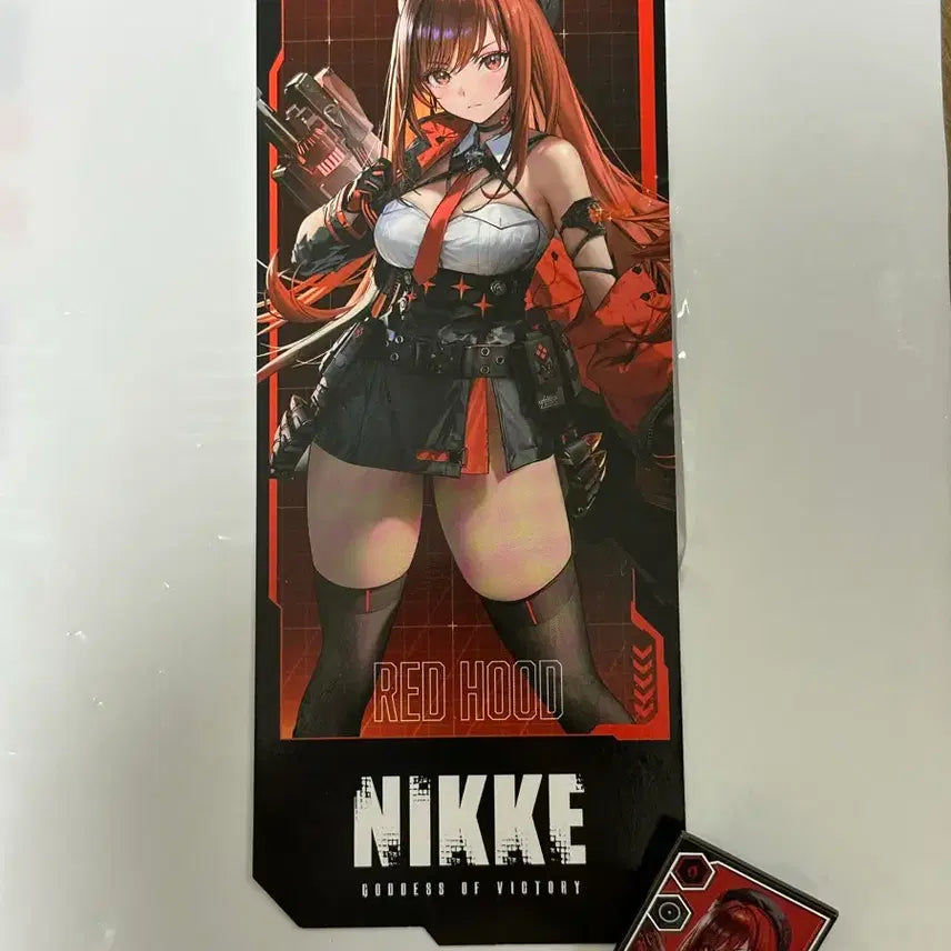 [BUNJANG] Nier: Automata Rapide Red Hood Ticket &amp; Badge Set / 니케 라피 레드후드 티켓 / 뱃지 판매합니다