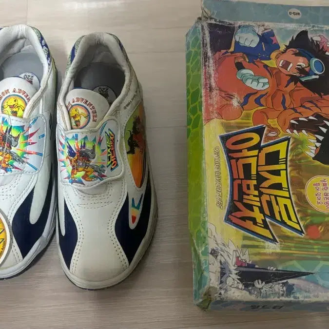 [BUNJANG] Digimon Adventure World Cup Edition Sneakers - Size 220 / 월드컵 디지몬 캐릭터 운동화 새상품