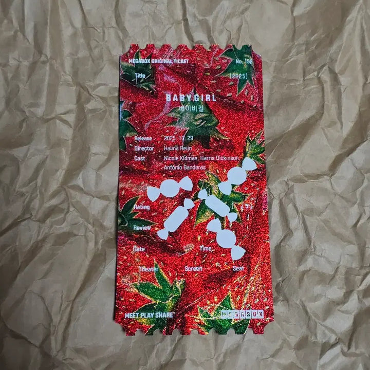 [BUNJANG] Babygirl Original Ticket / 베이비걸 오리지널 티켓
