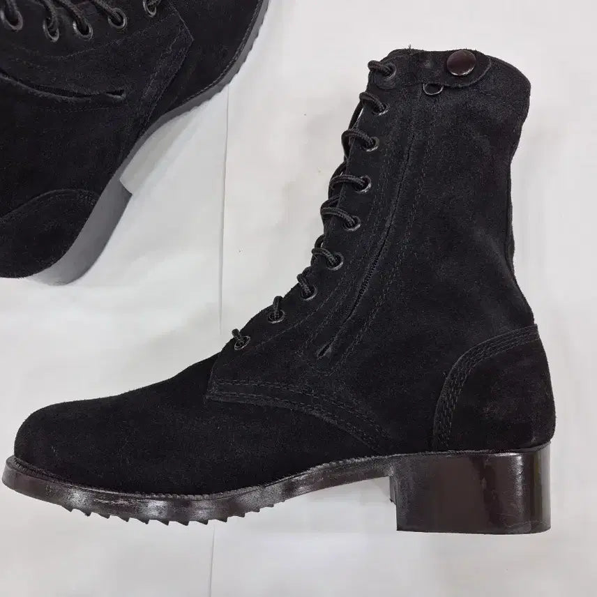 [BUNJANG] Suede Leather Zip-Up Ankle Boots / 세무 가죽워커 남성부츠 민트급