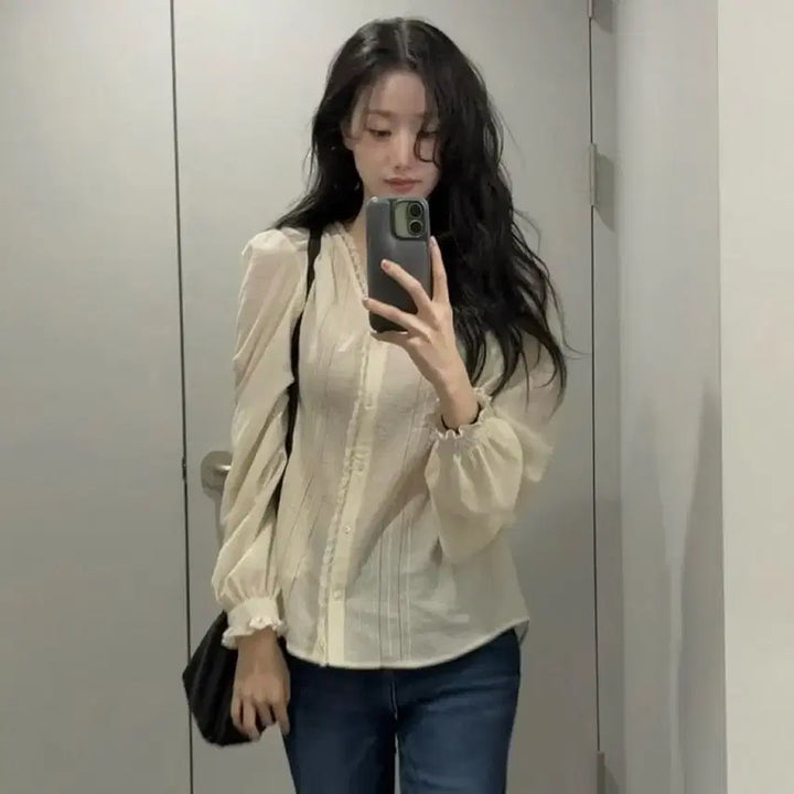 [BUNJANG] Thanat Eden Lace Blouse / 타낫 이든 레이스 블라우스