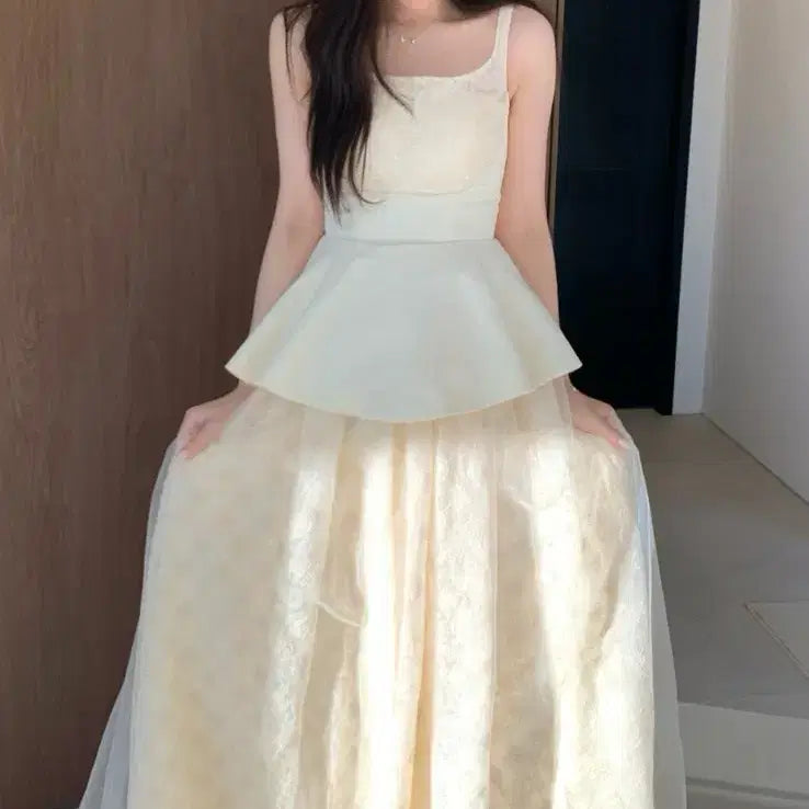 [BUNJANG] Floneu Clover Veil Dress / (새상품) 플로뉴 floneu 클로버 베일 드레스 clover veil