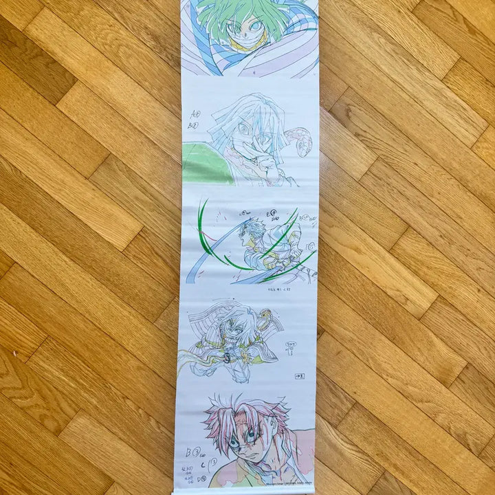 [BUNJANG] Demon Slayer Iguro Sanemi Joint Training Arc Original Art Tapestry / 귀멸의 칼날 이구로 사네미 합동강화훈련 원화 테피스트리