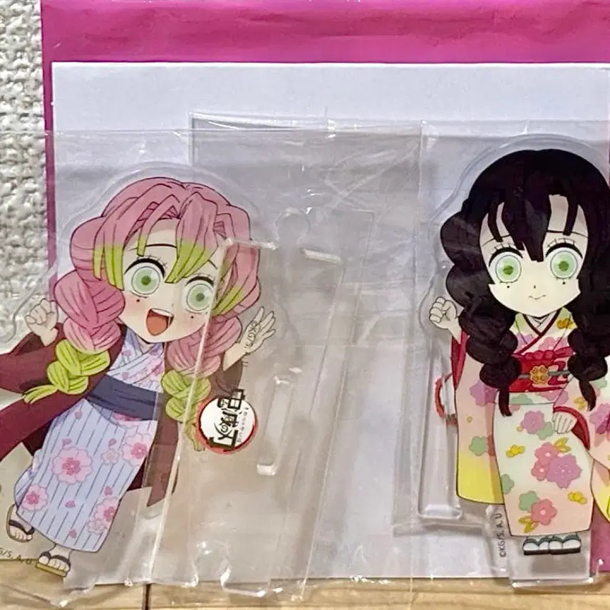 [BUNJANG] Demon Slayer: Swordsmith Village Arc Kanroji Mitsuri Acrylic Stand Bundle Set (Sealed) / (미개봉) 귀멸의 칼날 도공마을 연결 아크릴 칸로지 미츠리 일괄