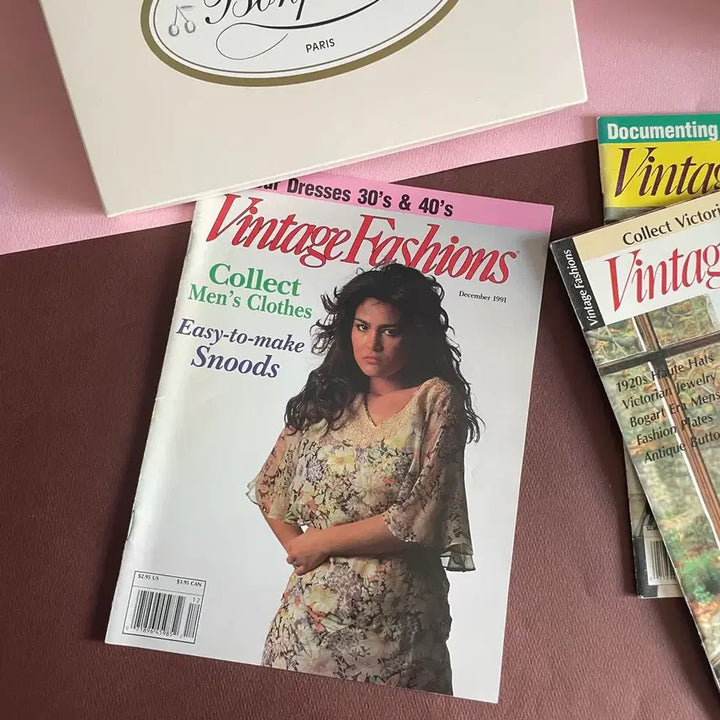 [BUNJANG] 1991 Fashion Magazine - 1930s-1940s Dresses &amp; Menswear / 빈티지 패션잡지 30-40년대 드레스/1991s(rare)