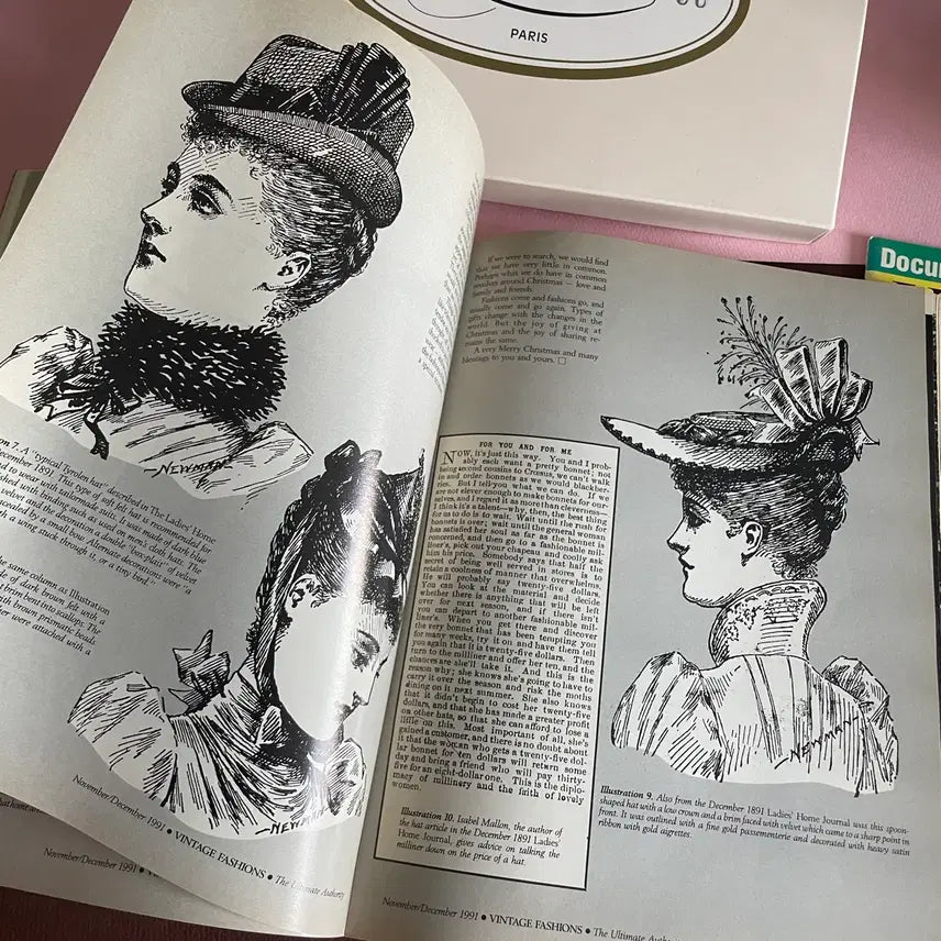 [BUNJANG] 1991 Fashion Magazine - 1930s-1940s Dresses &amp; Menswear / 빈티지 패션잡지 30-40년대 드레스/1991s(rare)