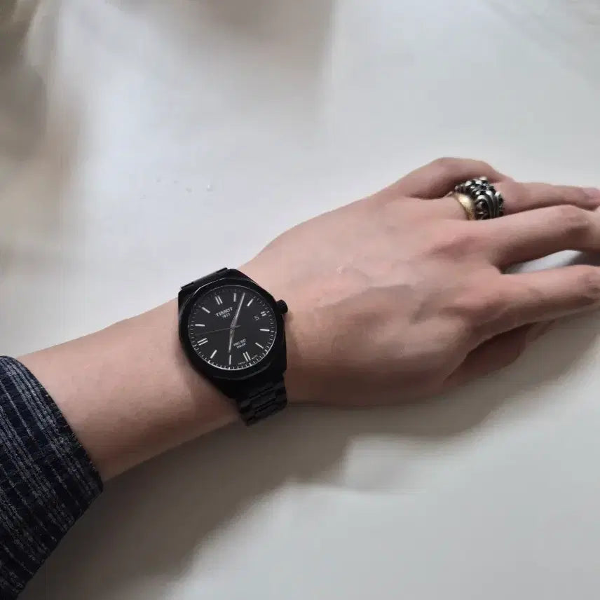 [BUNJANG] Tissot PRC 300 Solar Black Watch / 티쏘 PRC 300 솔라 블랙 시계