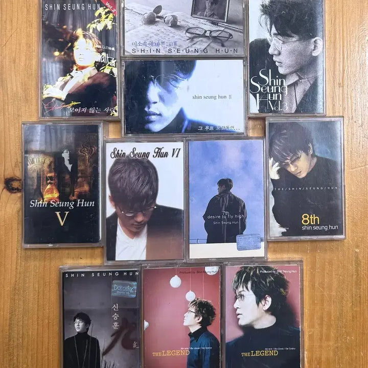 [BUNJANG] Shin Seung Hun 1st to 9th Album &amp; Legend Cassette Tape Bundle Set / 신승훈 1집~9집 &amp; 레전드 카세트테이프