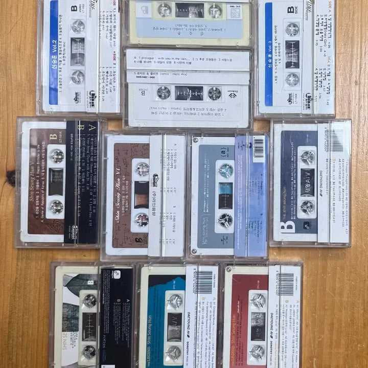[BUNJANG] Shin Seung Hun 1st to 9th Album &amp; Legend Cassette Tape Bundle Set / 신승훈 1집~9집 &amp; 레전드 카세트테이프