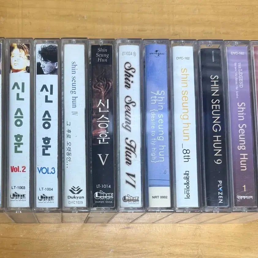 [BUNJANG] Shin Seung Hun 1st to 9th Album &amp; Legend Cassette Tape Bundle Set / 신승훈 1집~9집 &amp; 레전드 카세트테이프