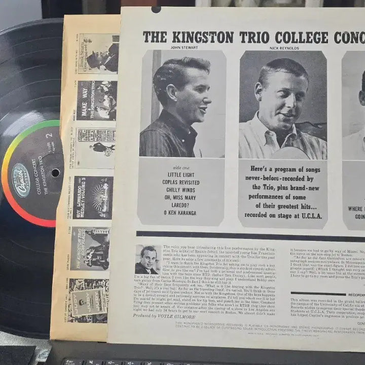 [BUNJANG] The Kingston Trio College Concert LP USA / The Kingston Trio_College Concert_LP USA