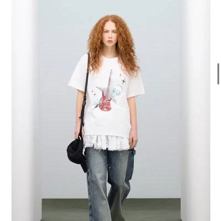 [BUNJANG] Standard Error Vintage Guitar T-Shirt / 스탠다드에러 빈티지 기타 반팔 티셔츠