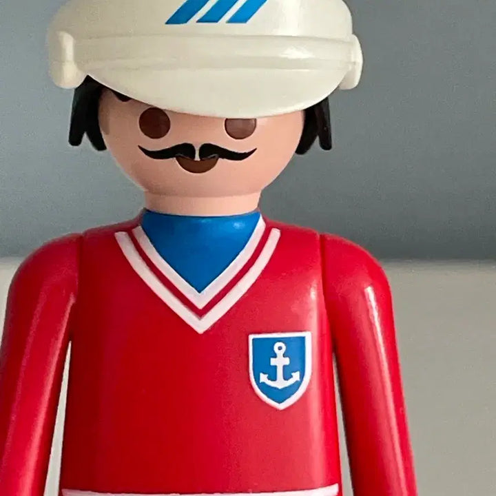 [BUNJANG] Playmobil Gentleman with Mustache in Marine Look (Used) / 중고 플레이모빌 콧수염 마린룩 아저씨