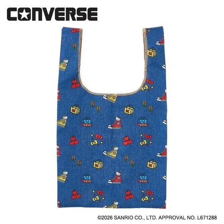 [BUNJANG] Plaza Limited Hello Kitty Converse Collaboration Eco Bag / 헬로키티 컨버스 콜라보 에코백
