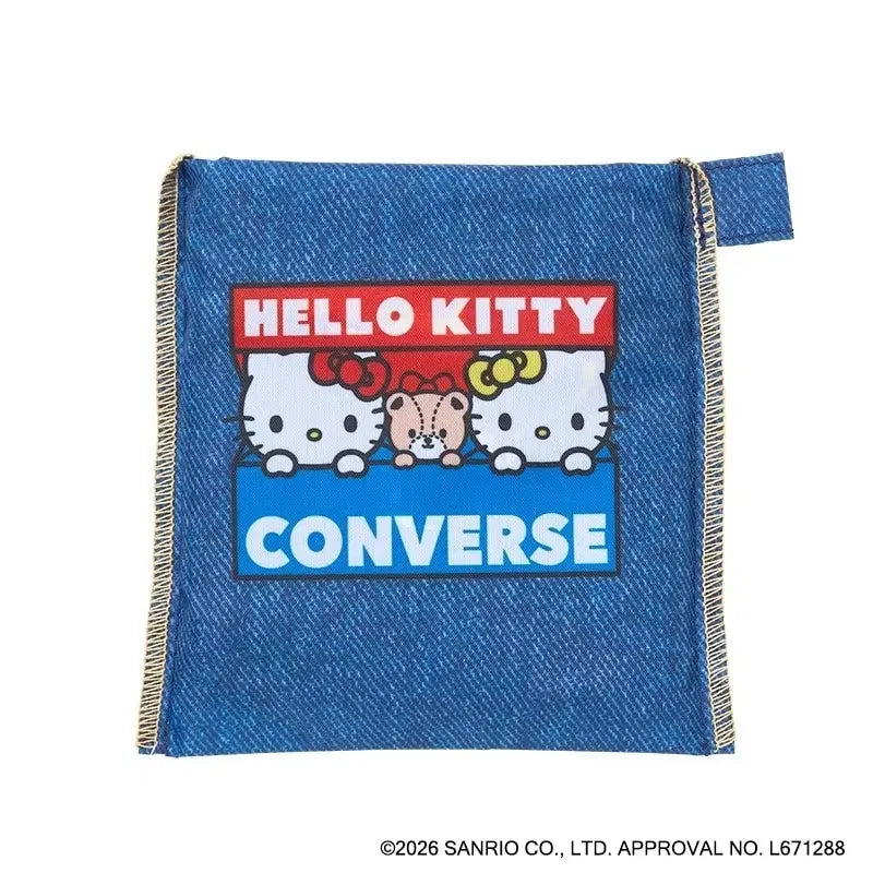 [BUNJANG] Plaza Limited Hello Kitty Converse Collaboration Eco Bag / 헬로키티 컨버스 콜라보 에코백
