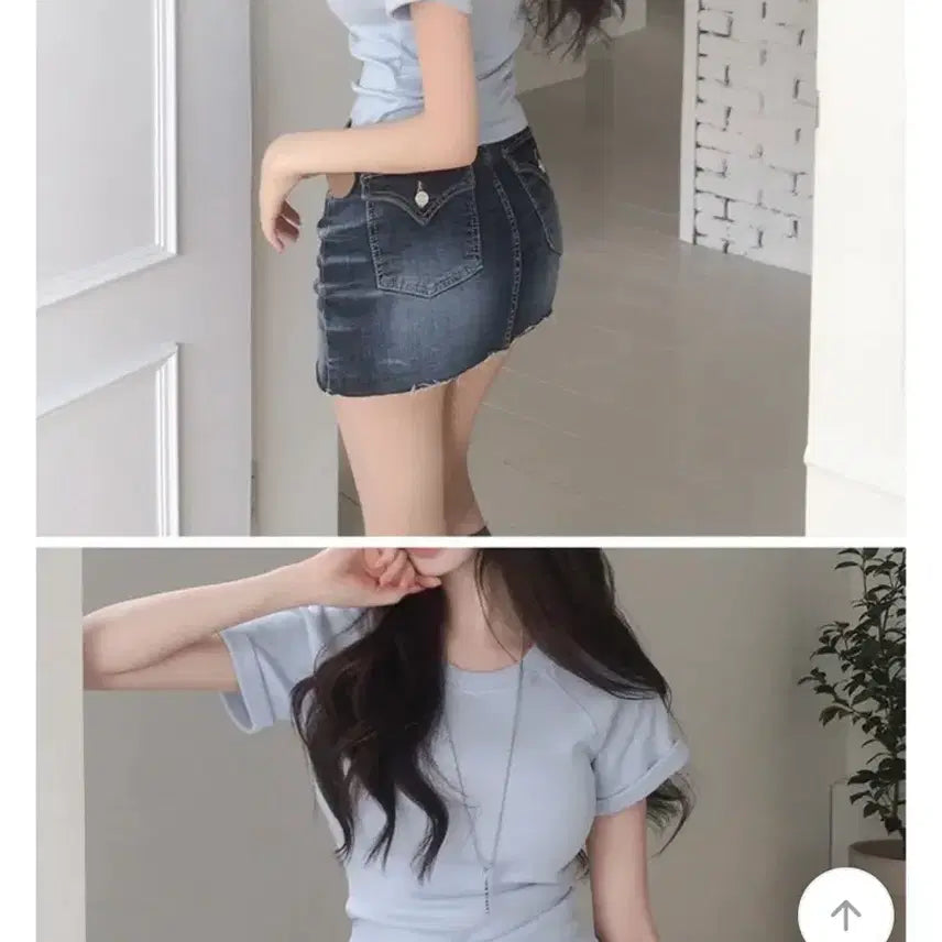 [BUNJANG] Holy T-Shirt Sky Blue / 홀리 티셔츠 소라