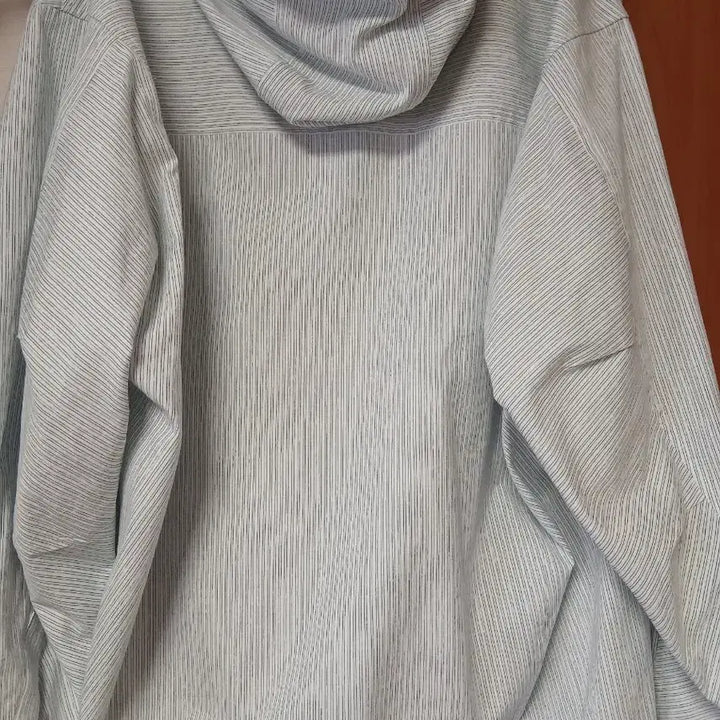 [SOLD OUT] 우영미 스트라이프 후드 셔츠 그린 - 25SS 팝니다