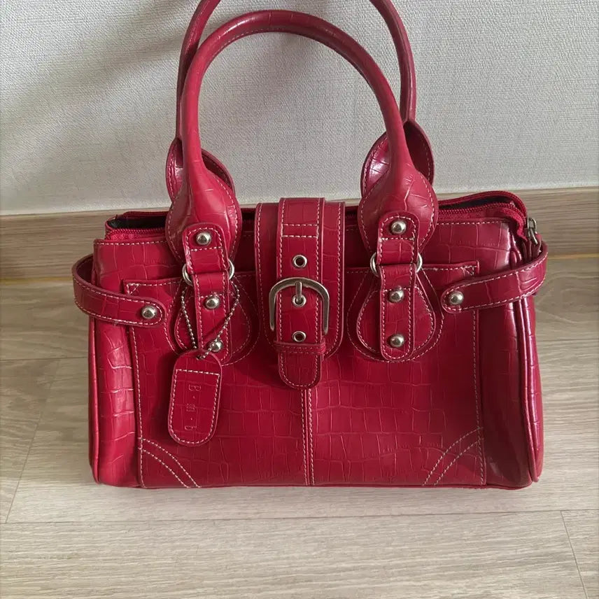 [BUNJANG] Red Handbag Tote Bag / 레드 핸드백 토트백