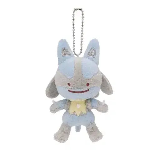 [BUNJANG] Metamon Transform Lucario Keychain / [비현물] 변신 메타몽 인형 루카리오 키링