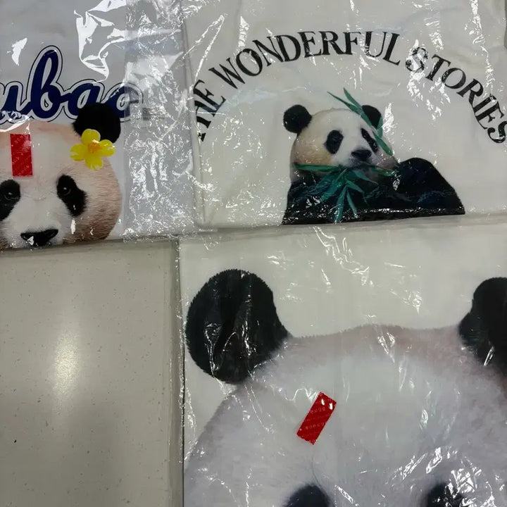 [BUNJANG] Fu Bao T-Shirt Bundle Set S Size / 푸바오 티셔츠 일괄판매