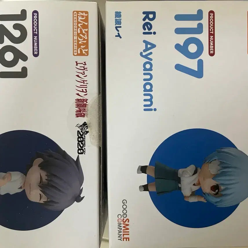 [BUNJANG] Nagisa Kaoru &amp; Ayanami Rei School Uniform Version Nendoroid Bundle Set / 나기사 카오루 아야나미 레이 교복 버전 넨도로이드 판매