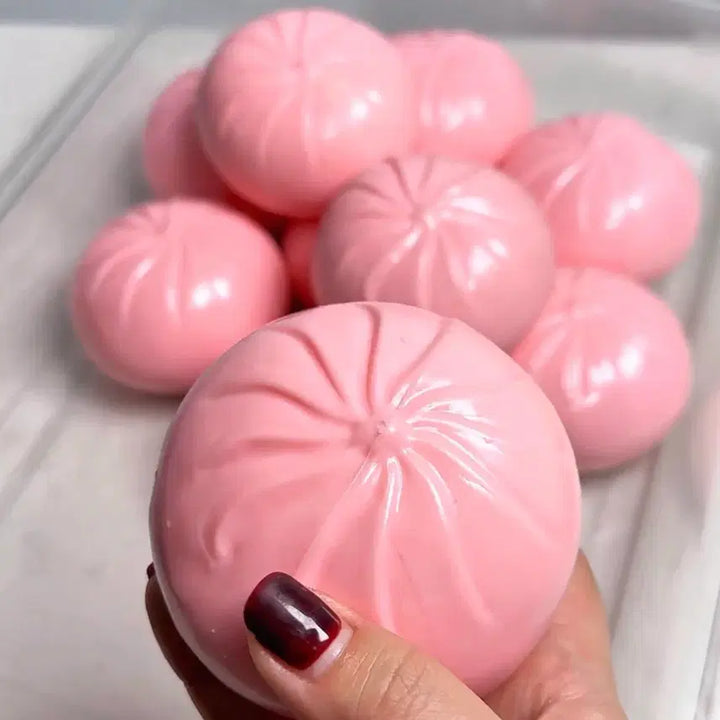[BUNJANG] Pink Wangjjinppang Slangi Crunch Malsangi Plush / 핑크 왕찐빵 슬랑이 크런치 말랑이 (새상품)