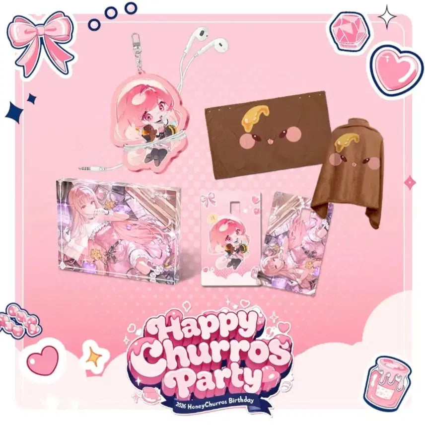 [BUNJANG] Honeys Honey Churros Birthday Full Package / 허니즈 허니츄러스 생일 풀 패키지