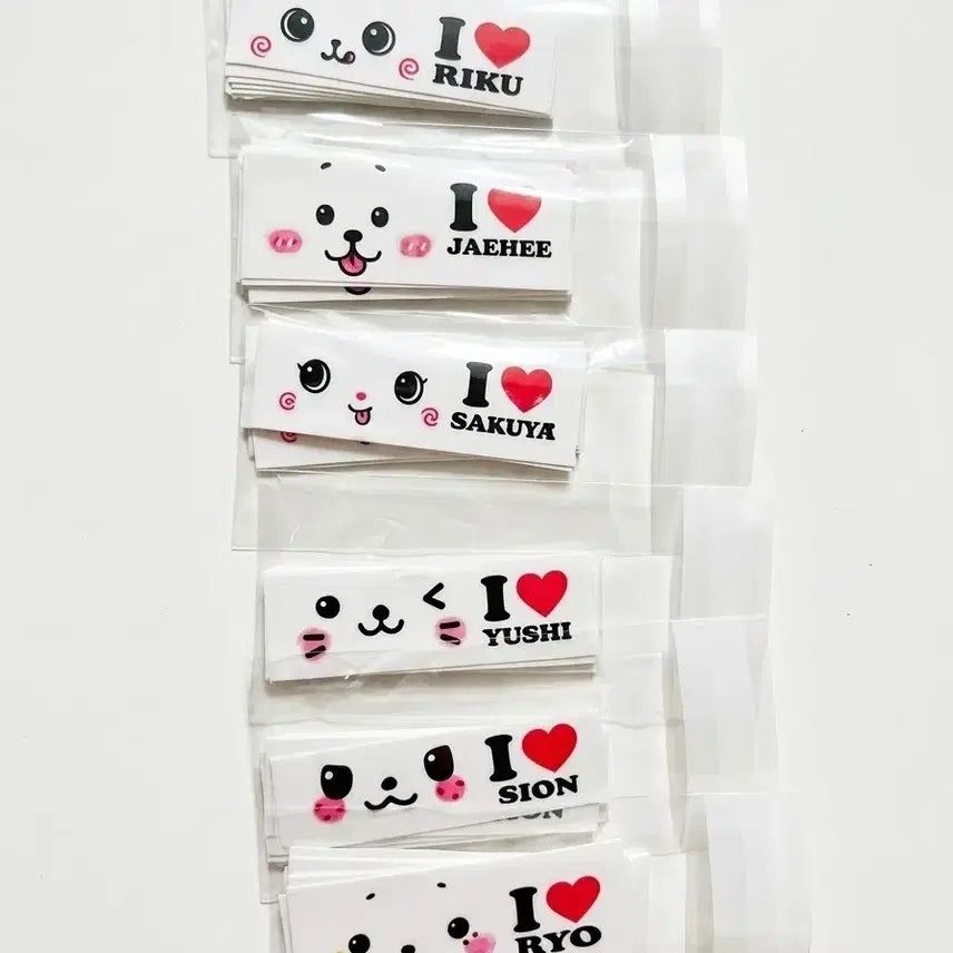 [BUNJANG] NCT Wish Wish Doll Face Sticker Set / 엔시티위시 위시돌 얼굴 스티커 비공굿!