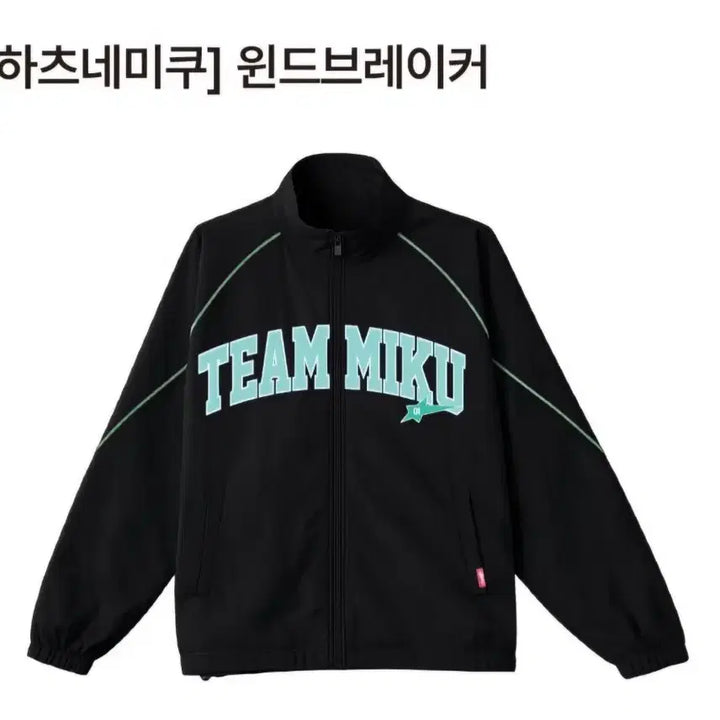 [BUNJANG] SPAO Hatsune Miku Windbreaker M Size Sealed / 스파오 팝업 하츠네 미쿠 윈드브레이커 M사이즈 미개봉