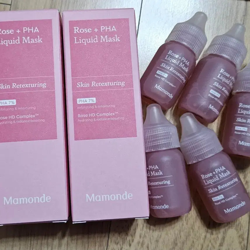 [BUNJANG] Mamonde Rose AHA Liquid Mask 80ml Set / 마몽드 로즈 파하 리퀴드 마스크80m x2개