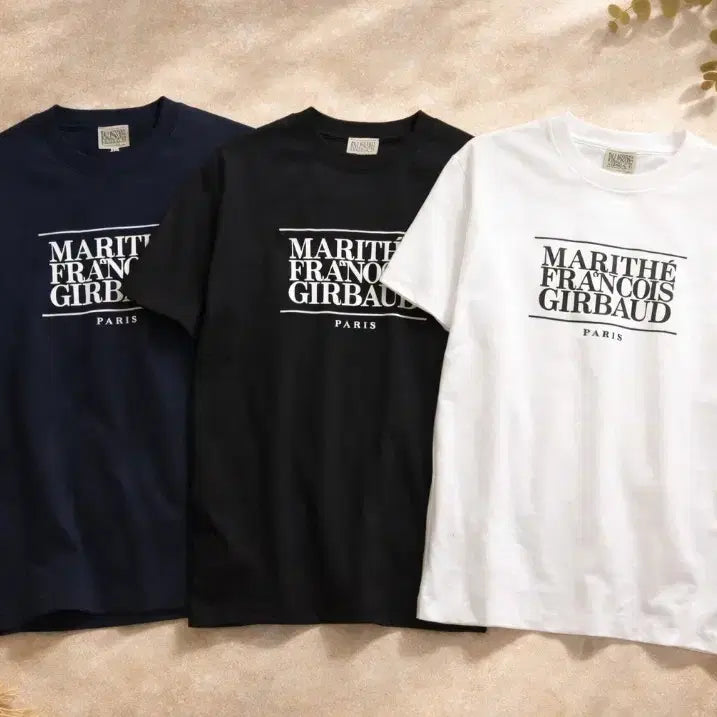 [SOLD OUT] [당일 무료배송마리떼 프랑소와 저버 클래식 로고 반팔 티셔츠 3color