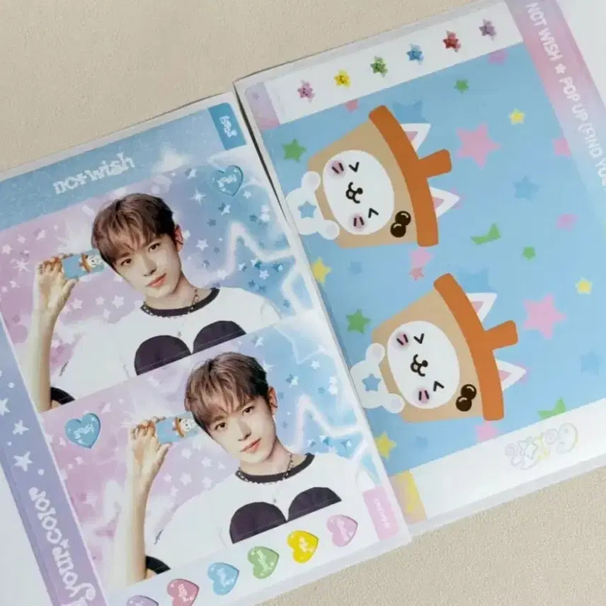 [BUNJANG] NCT WISH YUSHI Bubble Cat Card Sticker Set Bundle / 컬러팝업 유우시 버블냥 카드스티커 양도