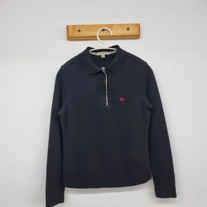 [BUNJANG] Burberry Long Sleeve Polo Shirt / 버버리 카라 긴팔 티셔츠