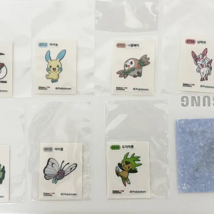 [BUNJANG] Pokemon 30th Anniversary Stick Seal Season 5 / 포켓몬 30주년 띠부씰 시즌5 판매