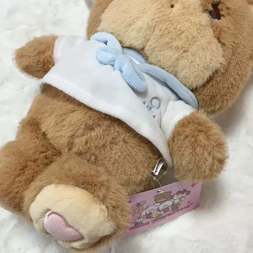 [BUNJANG] Miko Characters Marine Look Latte Bear Plush (Medium Size) / 미코 캐릭터즈 마린룩 라떼 곰인형 곰돌이 누이 중형 인형