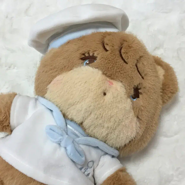 [BUNJANG] Miko Characters Marine Look Latte Bear Plush (Medium Size) / 미코 캐릭터즈 마린룩 라떼 곰인형 곰돌이 누이 중형 인형