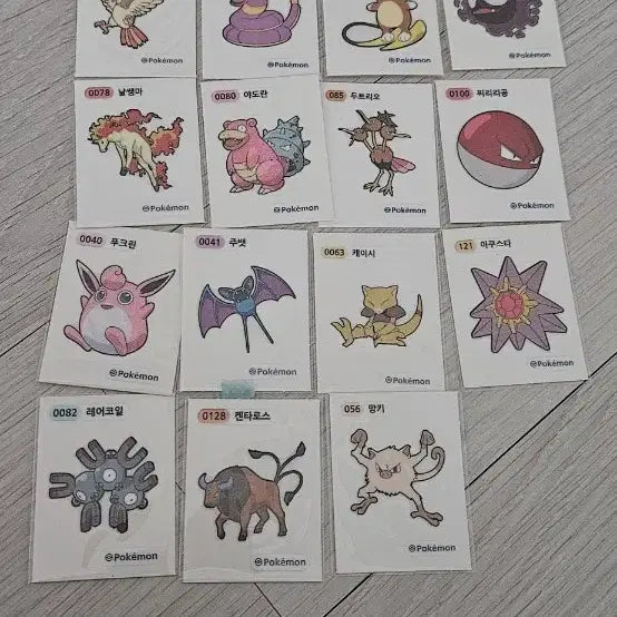 [BUNJANG] Pokemon Stickers (Original &amp; Art Wicks) / 포켓몬띠부씰 구씰로 아트윅씰구함