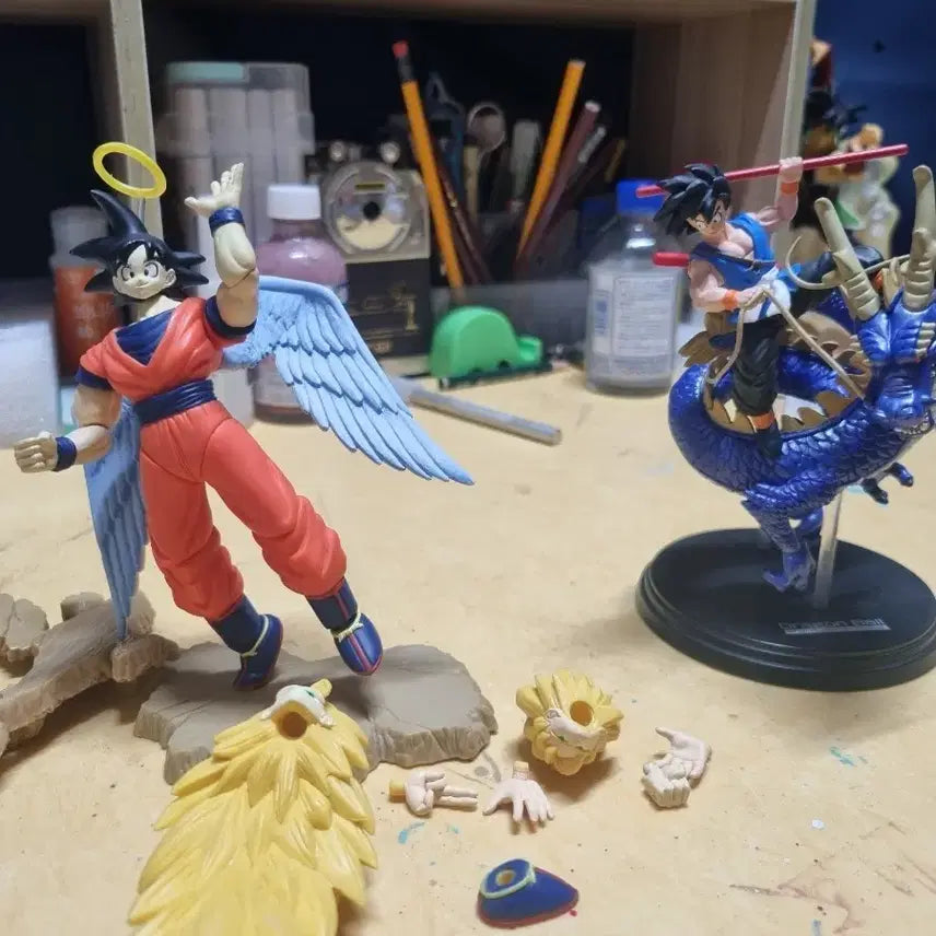 [BUNJANG] Dragon Ball Son Goku Classic Rare Figure Bundle Set / 드래곤볼 손오공 고전 희귀피규어 일괄 판매