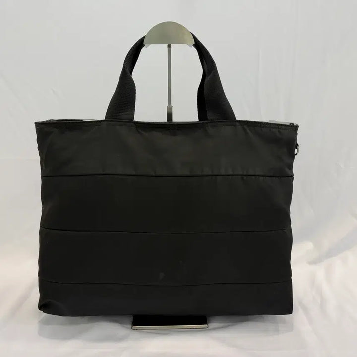 [BUNJANG] Prada Pocono Nylon Triangle Logo Messenger Bag Black / 프라다 삼각로고 포코노 블랙 나일론 메신져백