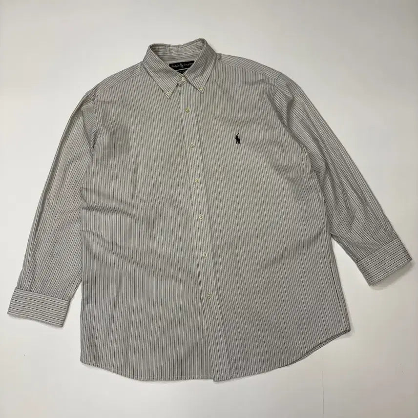 [BUNJANG] Polo Ralph Lauren Striped Button-Down Shirt / Polo Ralph Lauren 폴로 랄프 로렌 스트라이프 버튼다운 셔츠